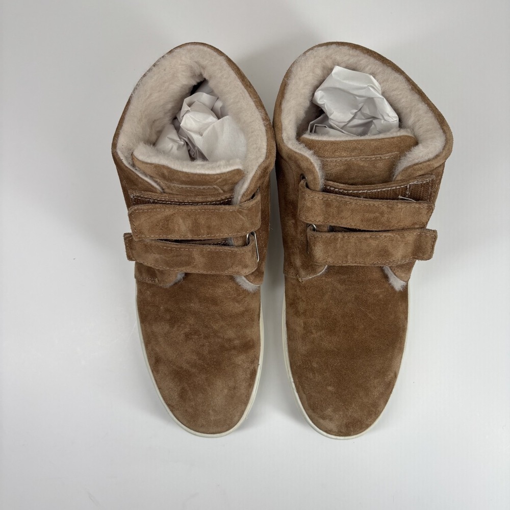 Rag & Bone Kent Desert Shearling Women's 9/39 Brown Suede ‎ Sneaker Booties - Picture 8 of 16